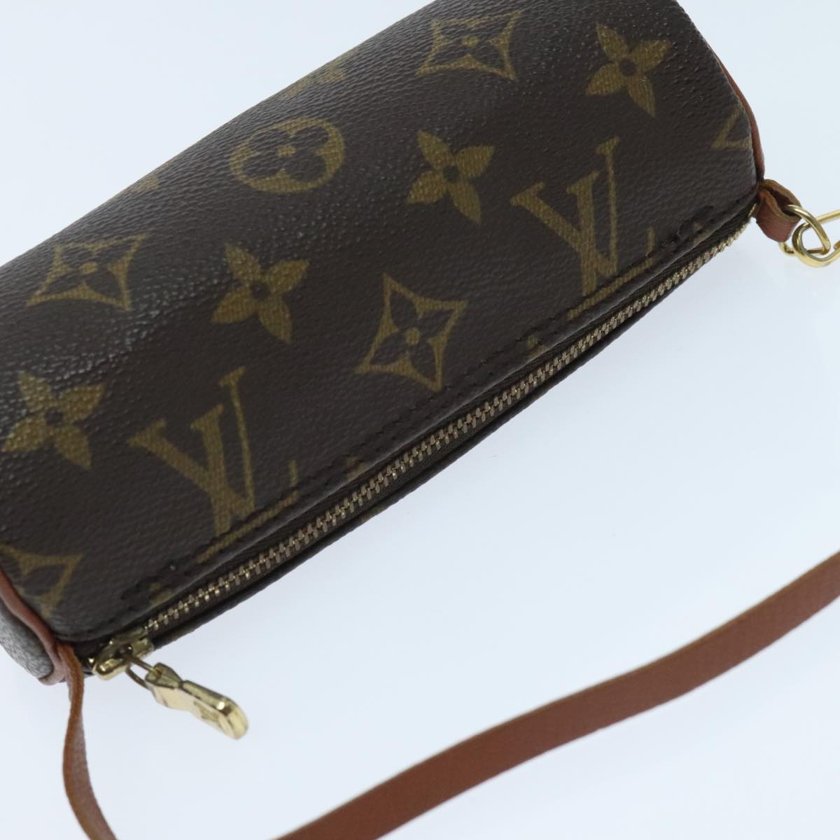 Louis Vuitton Mini baby papillon Blue Canvas Clutch Bag