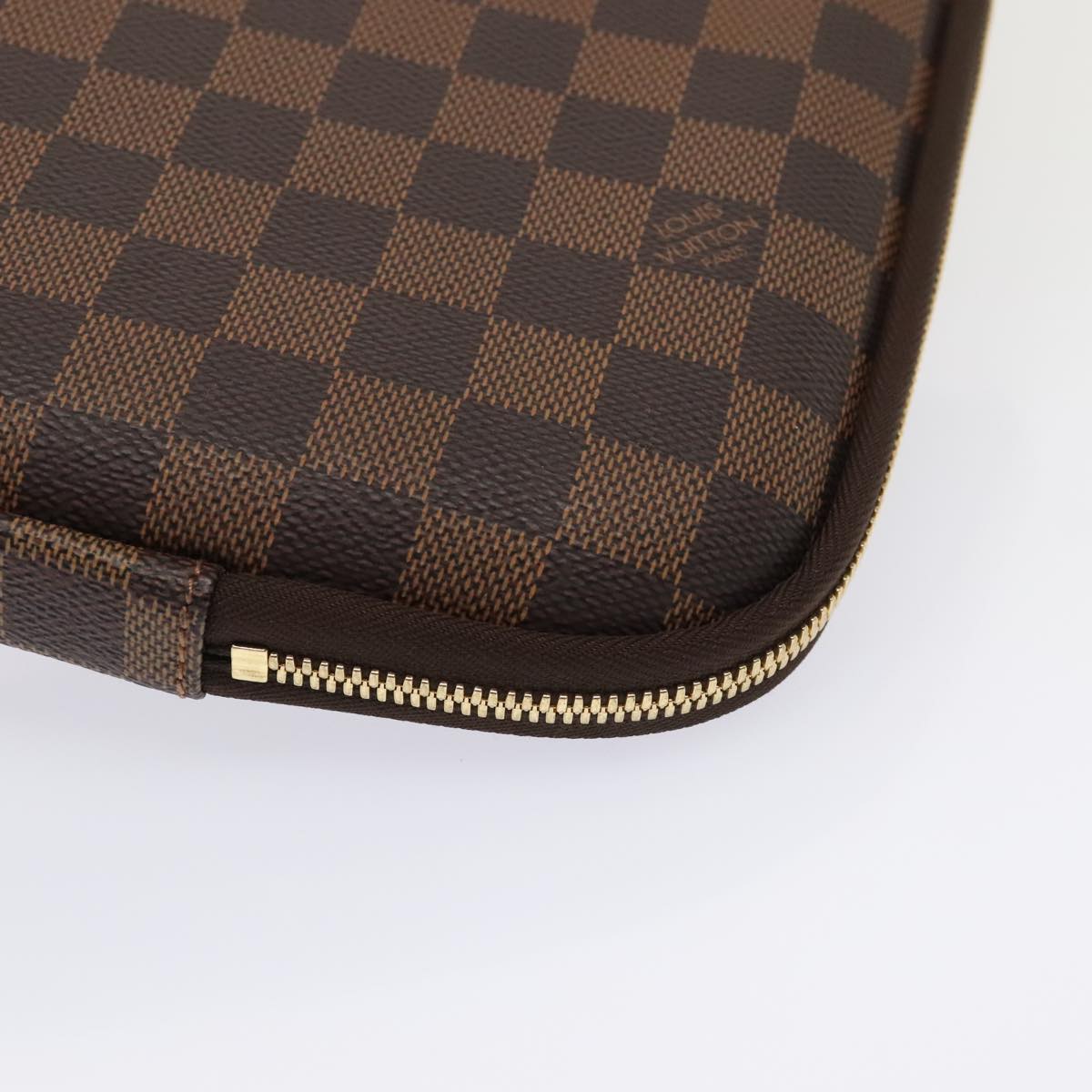 Louis Vuitton Computer sleeve Brown Canvas Wallet Accessories