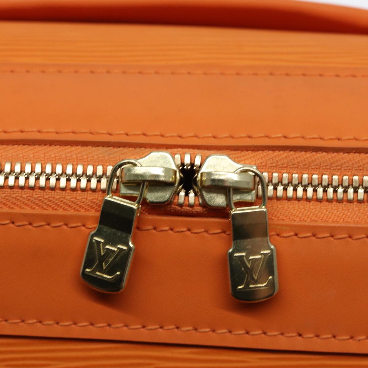 Louis Vuitton Danura Orange Leather Hand Bag