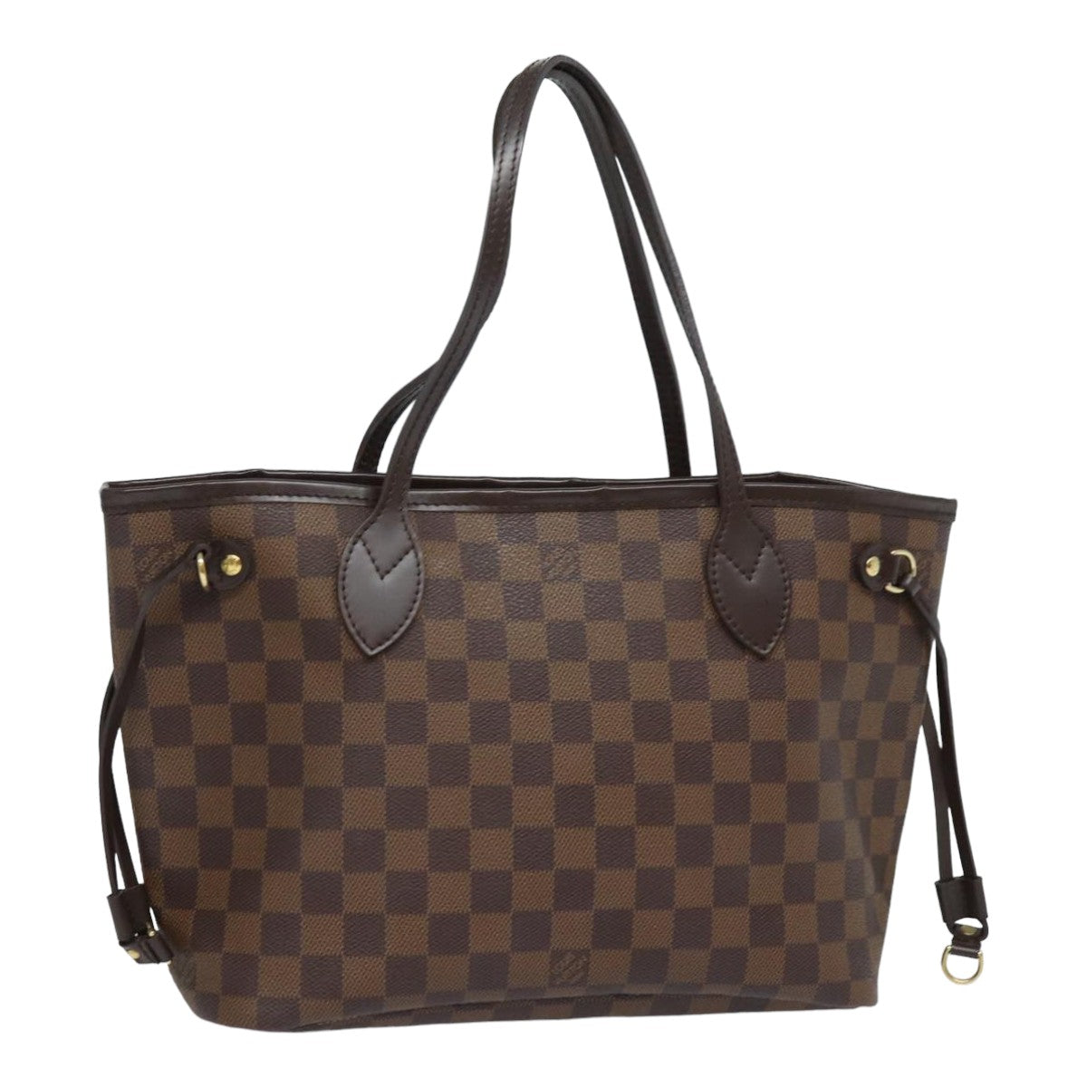 Louis Vuitton Neverfull PM Brown Canvas Tote Bag