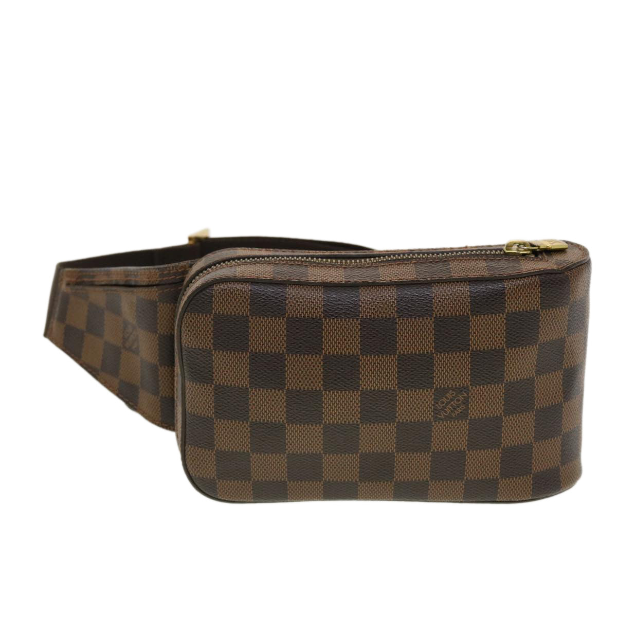 Louis Vuitton Geronimos Brown Canvas Shoulder Bag