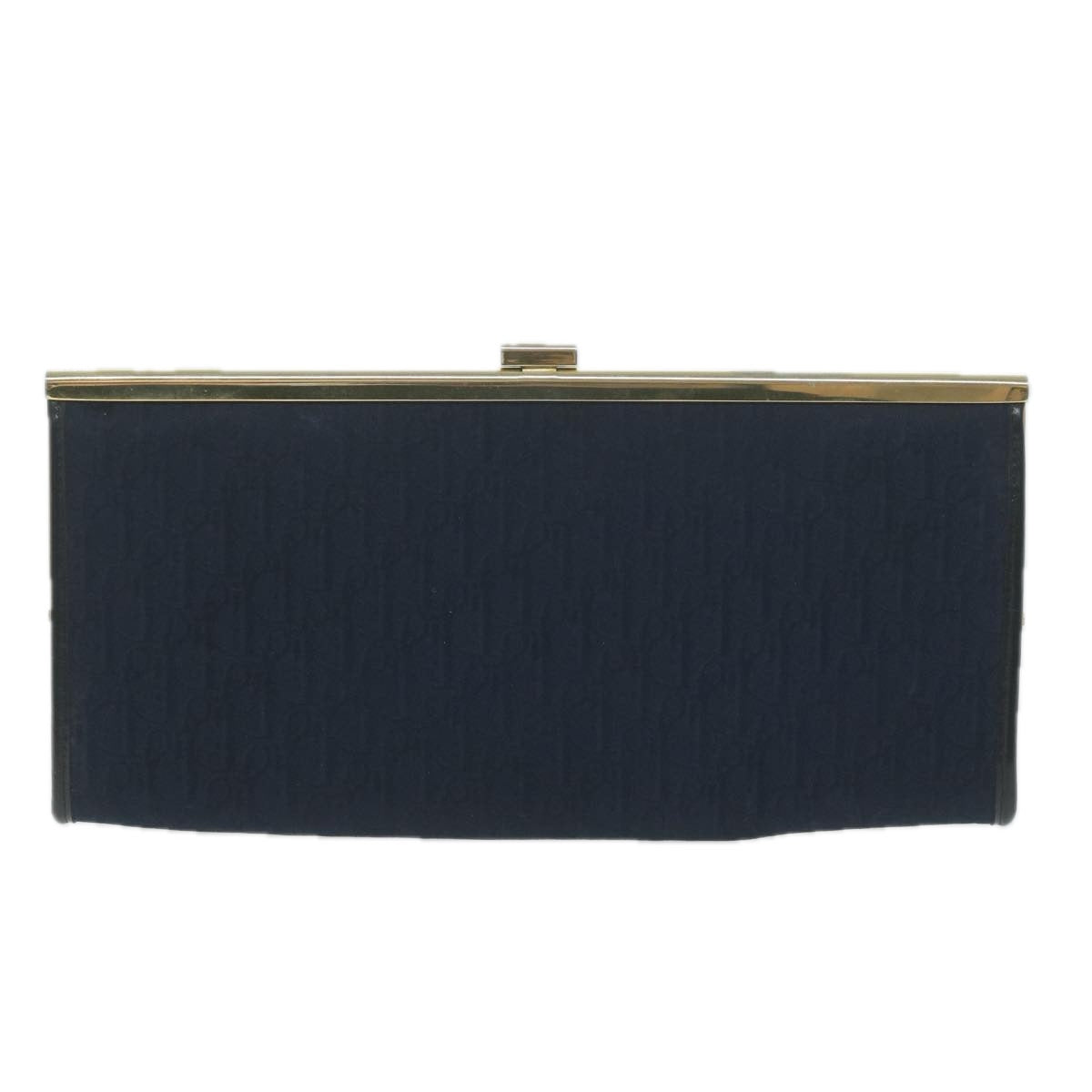 Dior Trotter Navy Canvas Clutch Bag