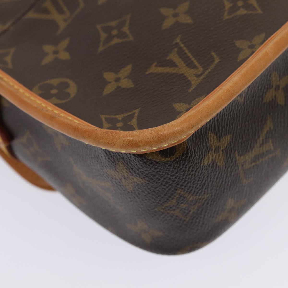 Louis Vuitton Sologne Brown Canvas Shoulder Bag