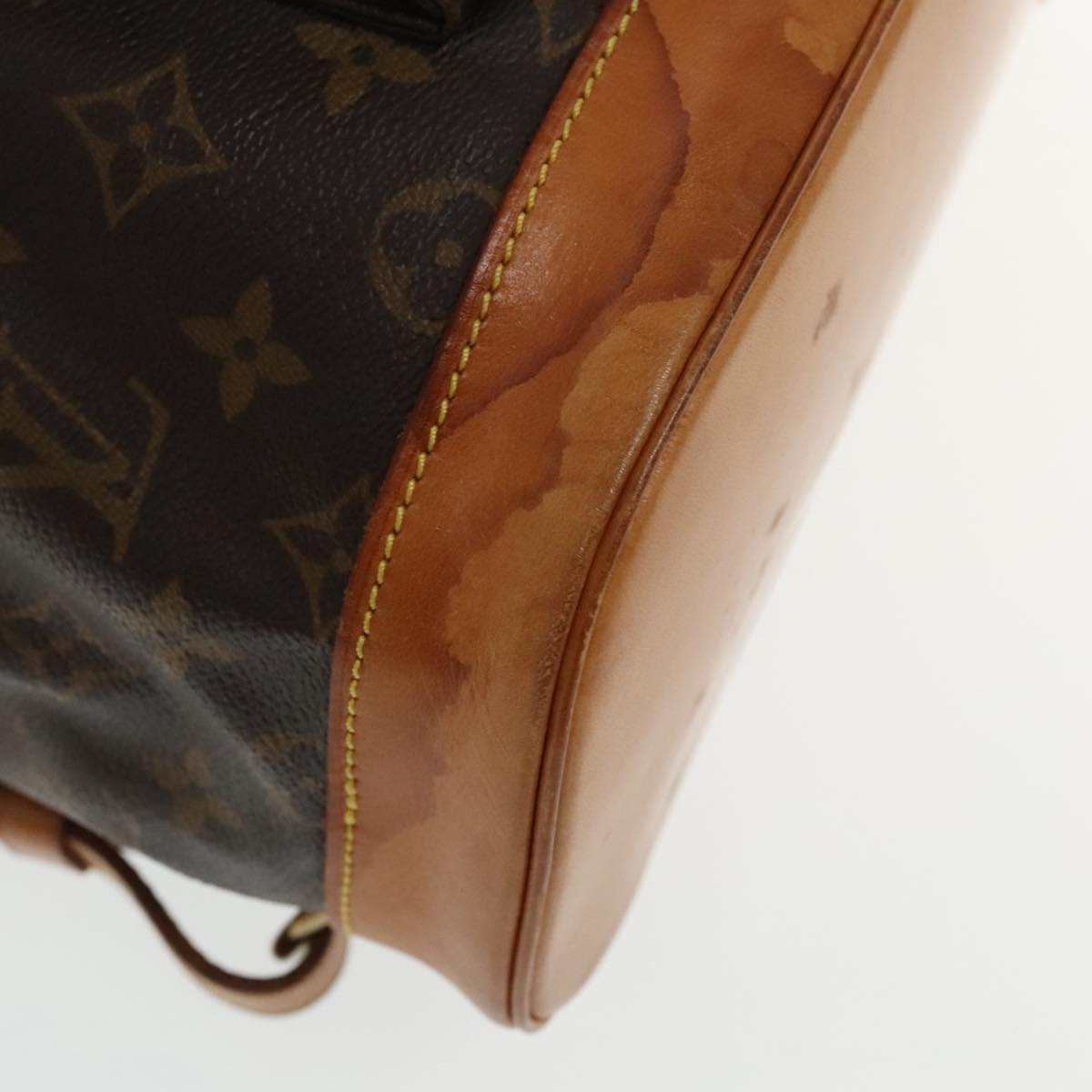 Louis Vuitton Montsouris GM Brown Canvas Backpack Bag