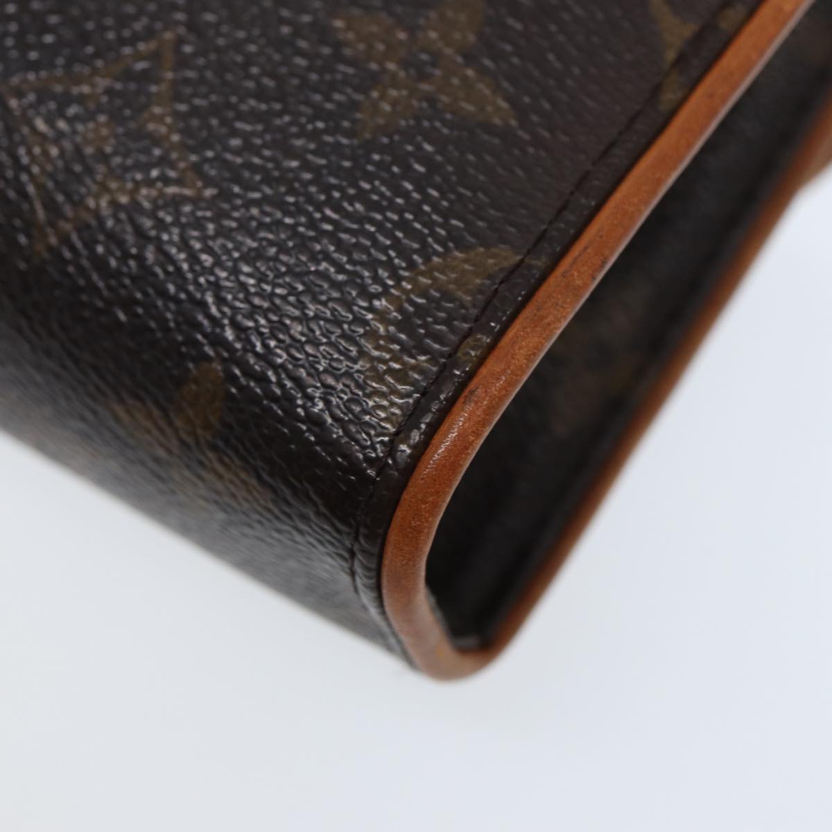 Louis Vuitton Florentine Brown Canvas Clutch Bag