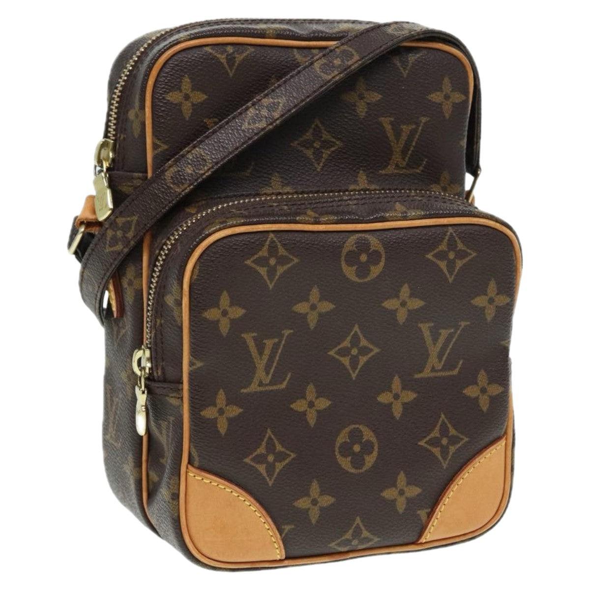 Louis Vuitton Amazon Brown Canvas Shoulder Bag