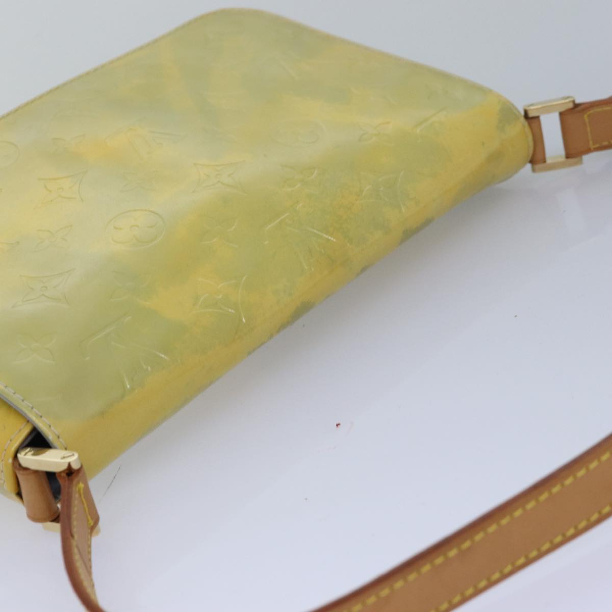 Louis Vuitton Thompson Street Yellow Patent Leather Shoulder Bag