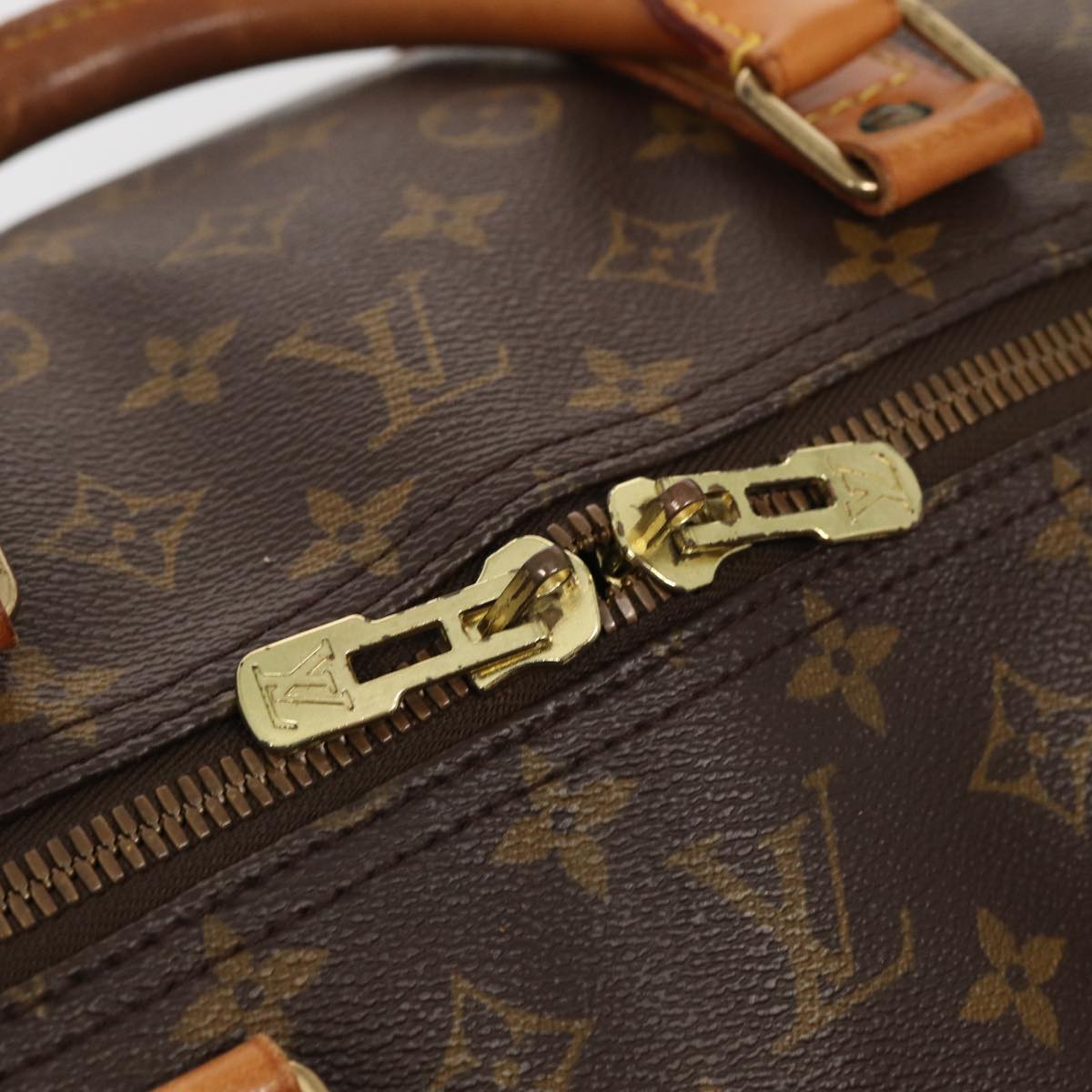 Louis Vuitton Keepall 60 Brown Canvas Travel Bag