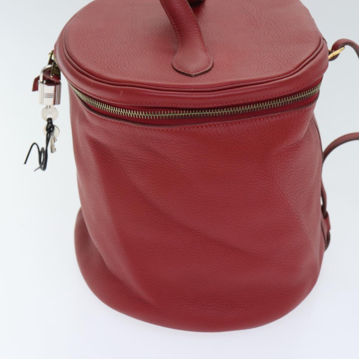 Hermès Red Leather Hand Bag