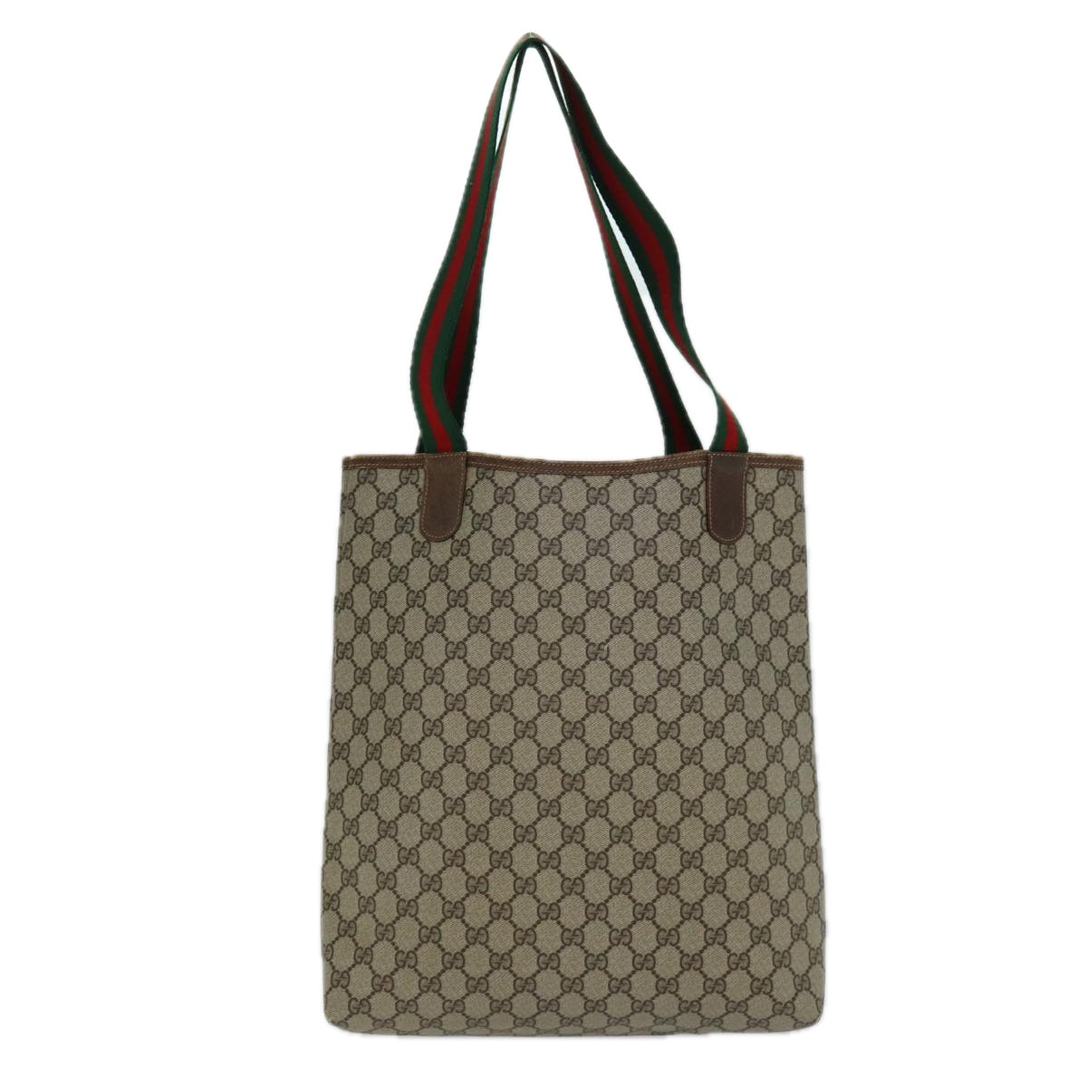 Gucci GG Supreme Beige Canvas Tote Bag