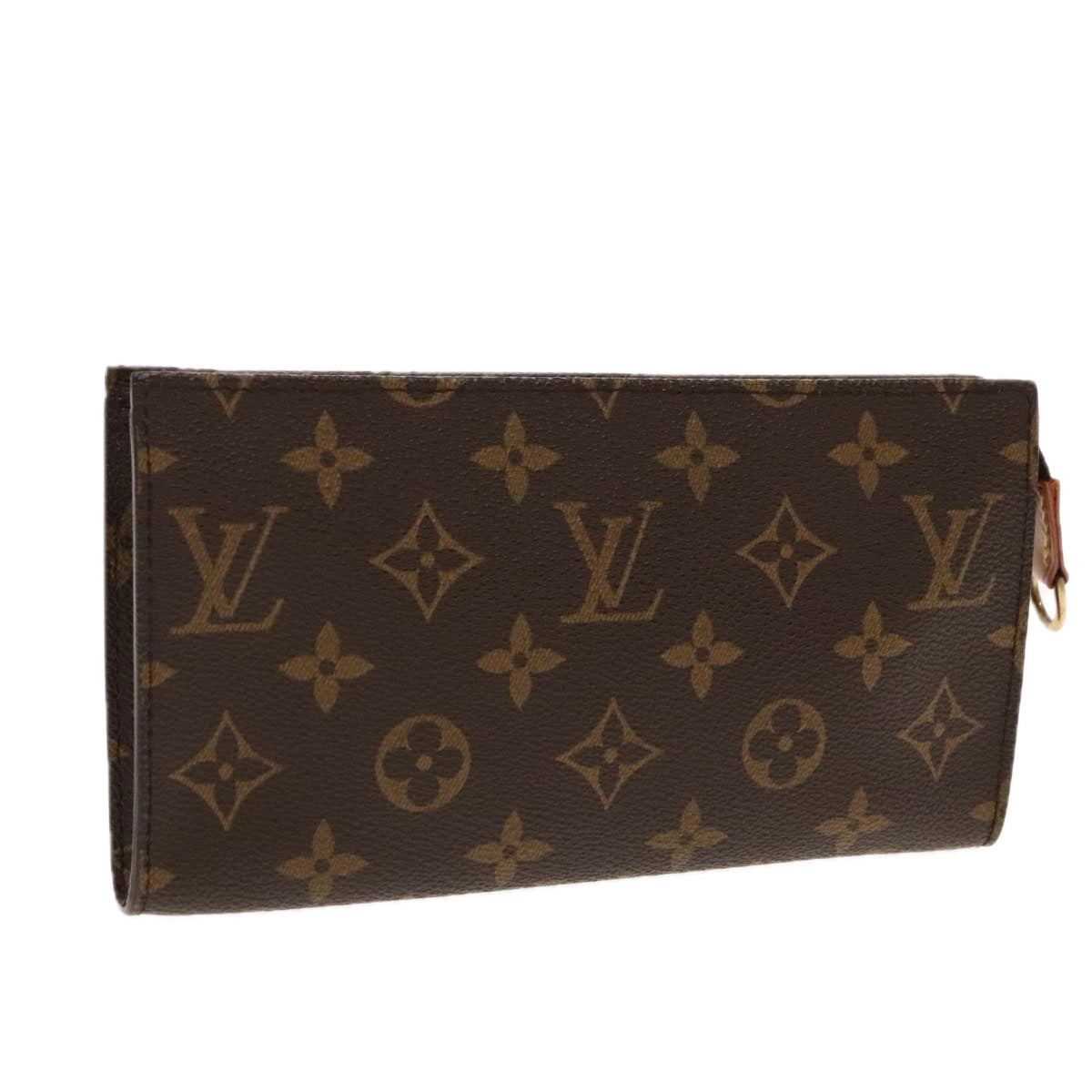 Louis Vuitton Pochette Accessoire Brown Canvas Clutch Bag