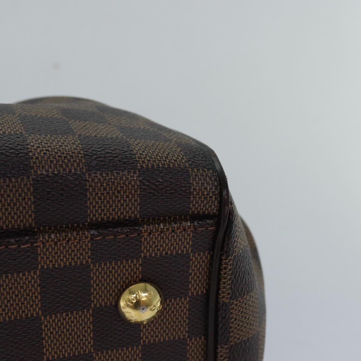 Louis Vuitton Trevi Brown Canvas Hand Bag