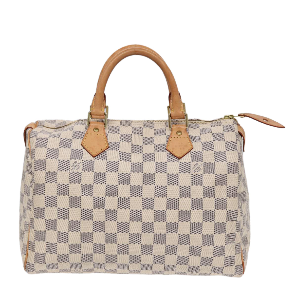 Louis Vuitton Speedy 30 Beige Canvas Hand Bag