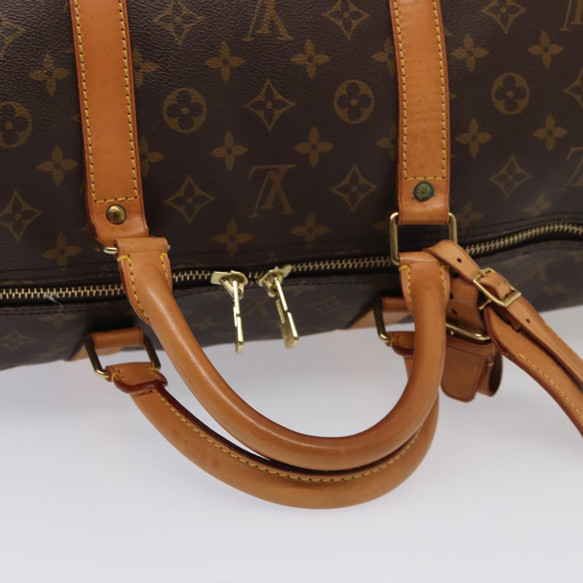 Louis Vuitton Keepall 60 Brown Canvas Travel Bag