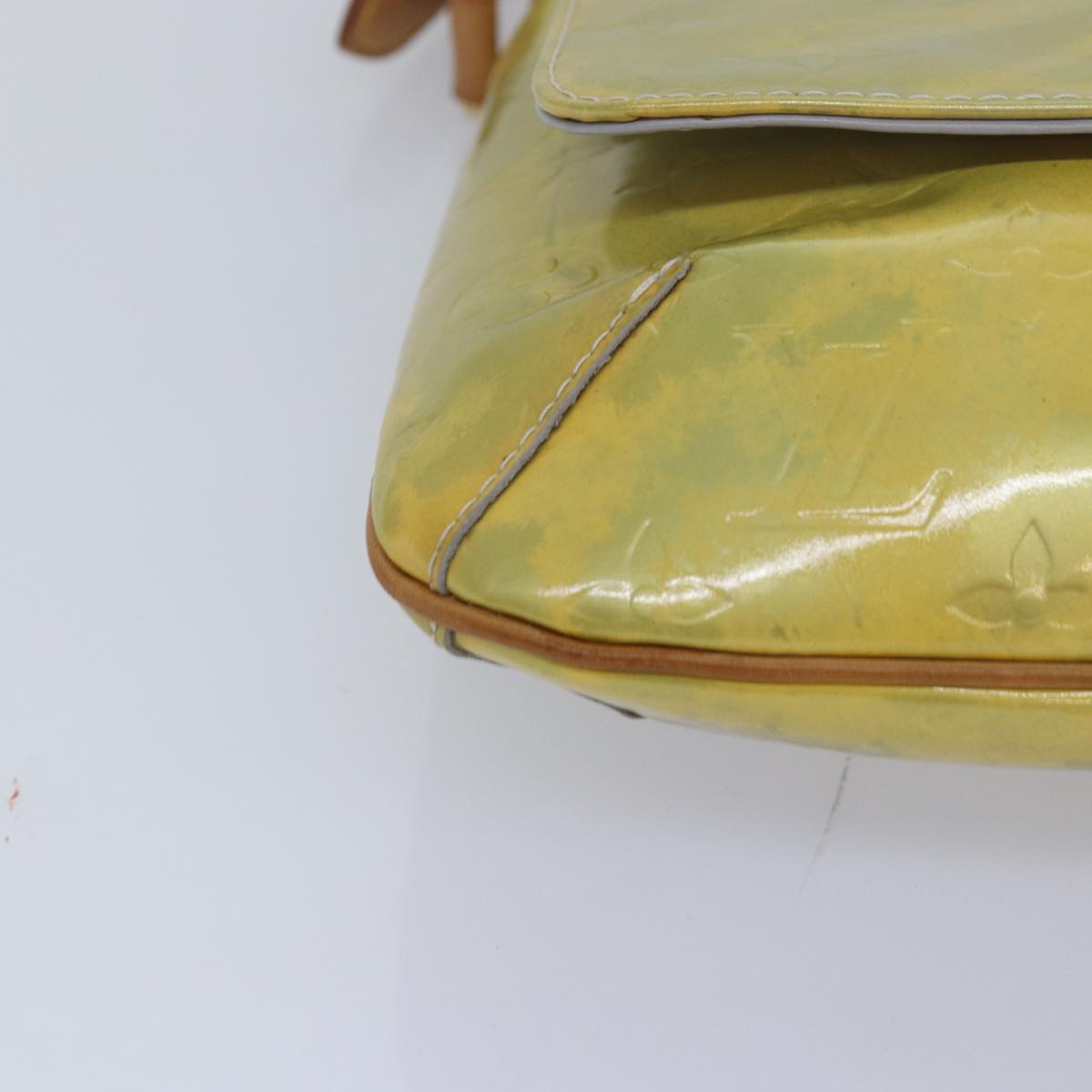 Louis Vuitton Thompson Street Yellow Patent Leather Shoulder Bag