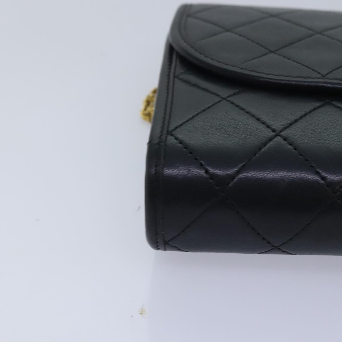 Chanel Matelassé Black Leather Shoulder Bag