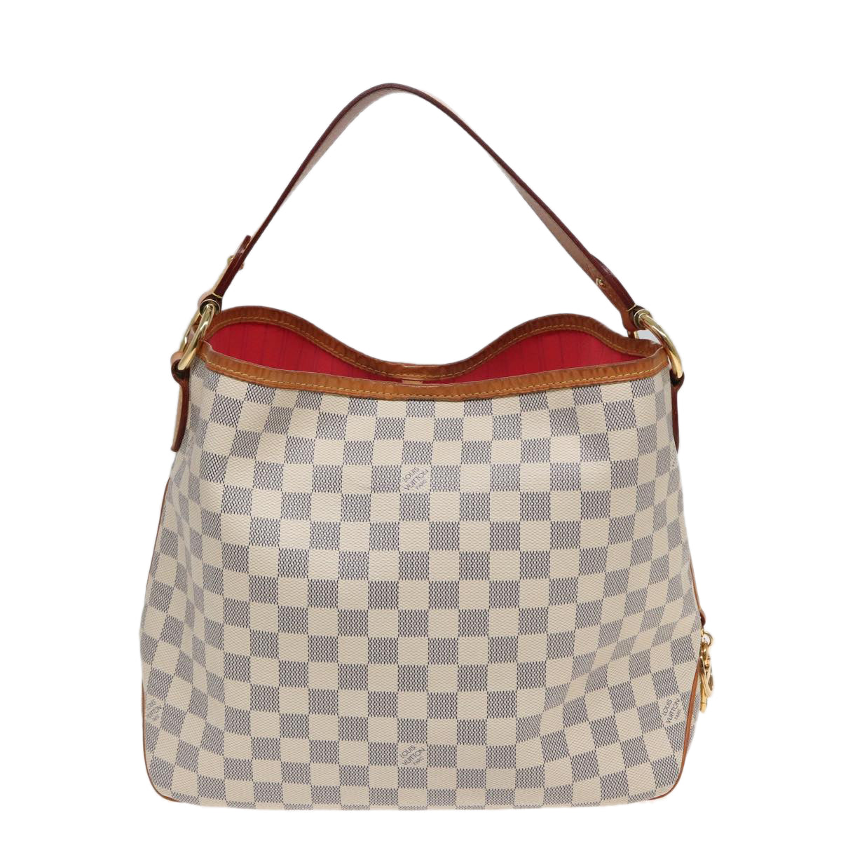 Louis Vuitton Delightful White Canvas Shoulder Bag