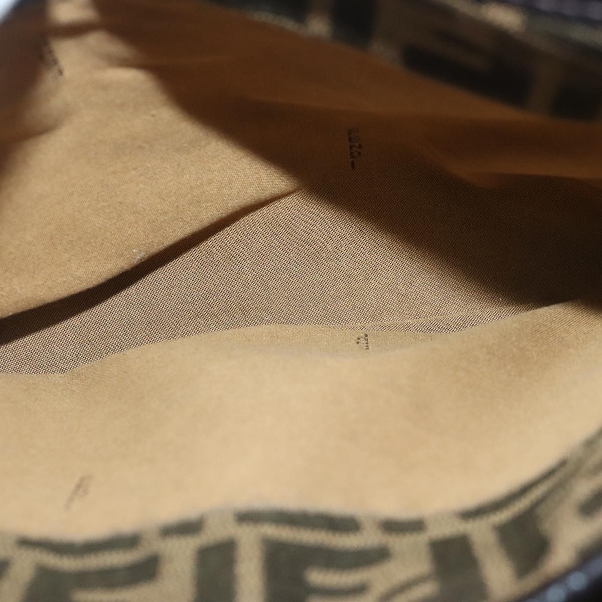 Fendi Brown Canvas Tote Bag