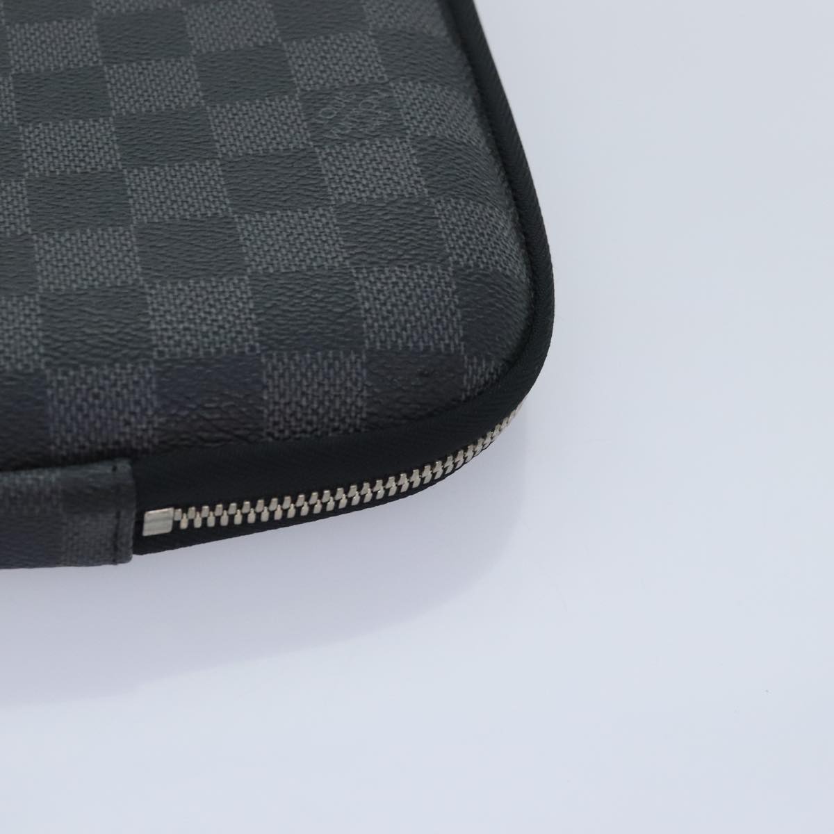 Louis Vuitton Etui iPad Grey Canvas Clutch Bag