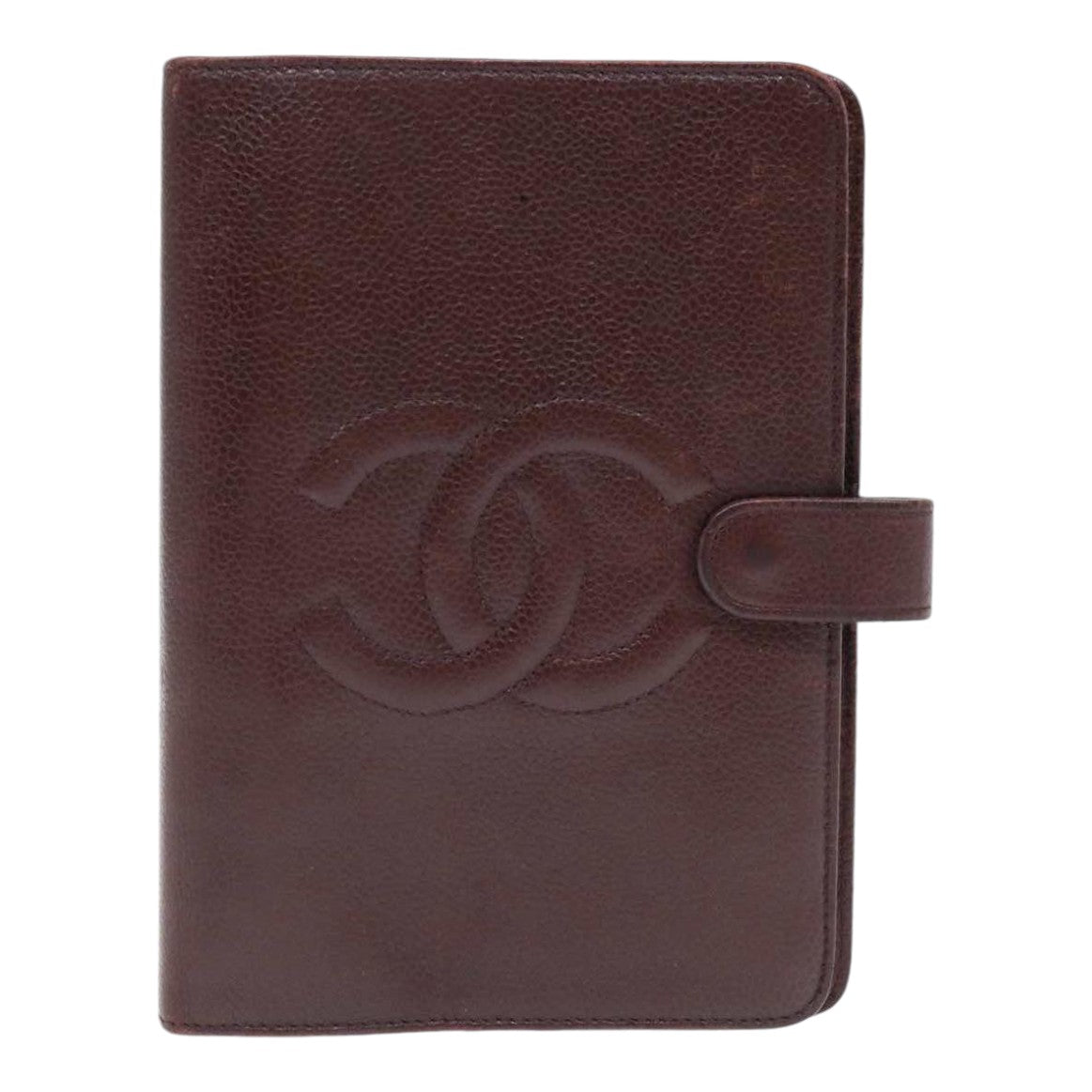 Chanel Cc Brown Leather Wallet Accessories