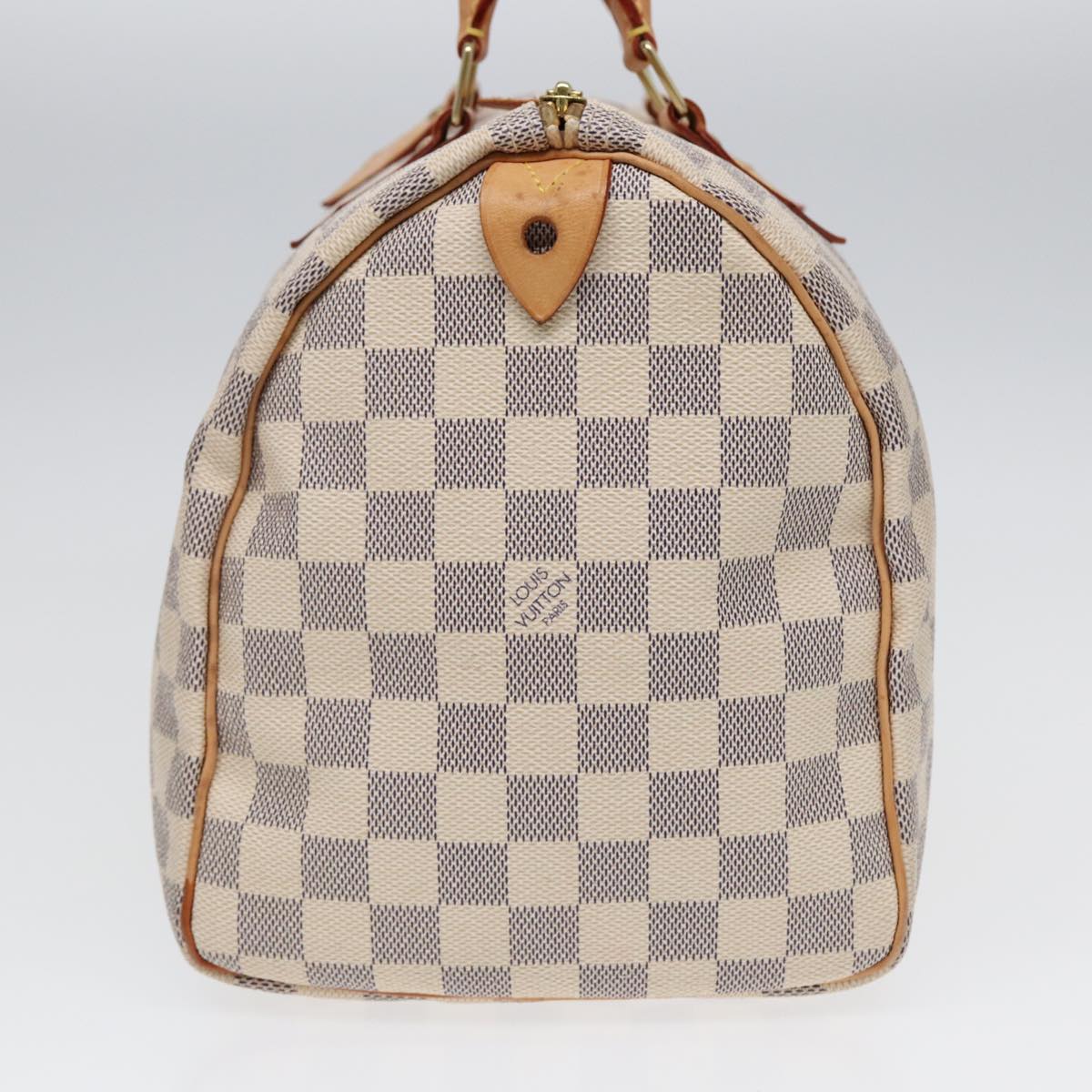 Louis Vuitton Speedy 30 Beige Canvas Hand Bag