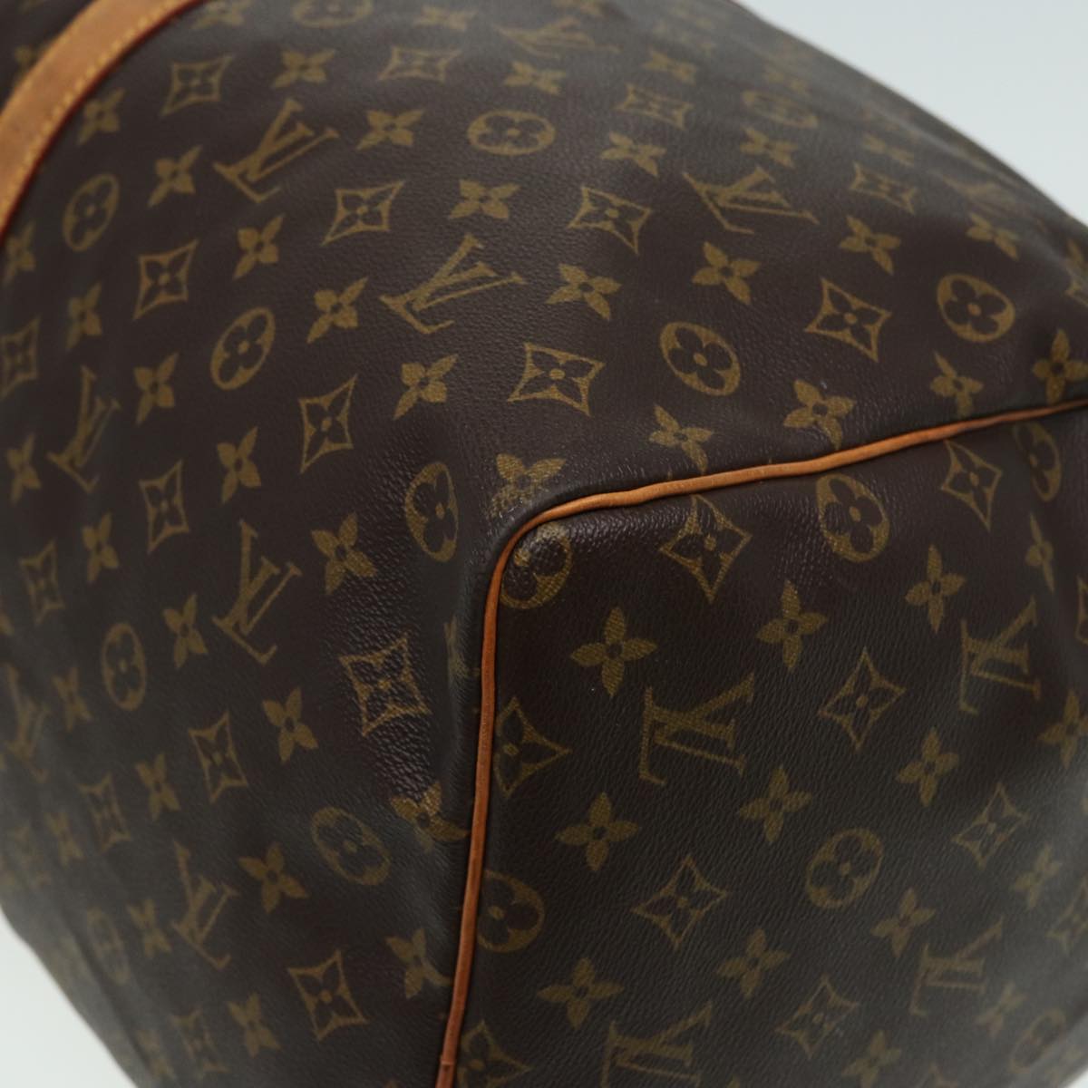 Louis Vuitton Keepall 60 Brown Canvas Travel Bag