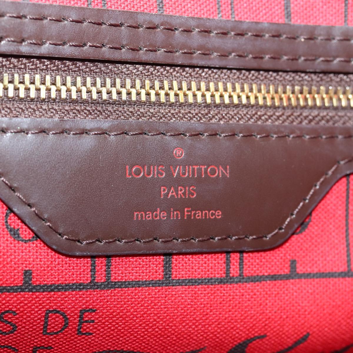 Louis Vuitton Neverfull PM Brown Canvas Tote Bag