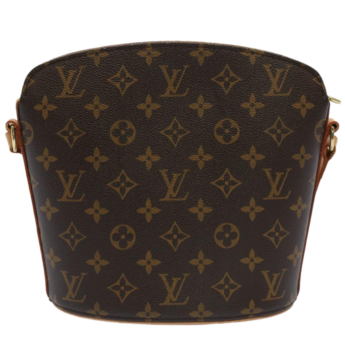 Louis Vuitton Drouot Brown Canvas Shoulder Bag