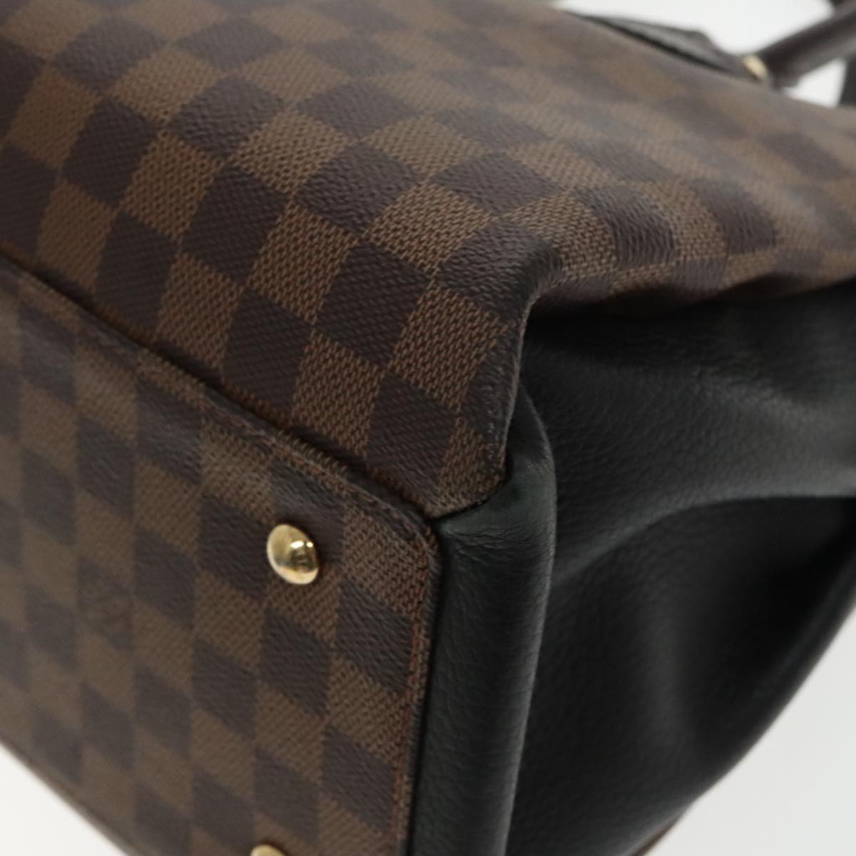 Louis Vuitton Normandy Brown Canvas Hand Bag