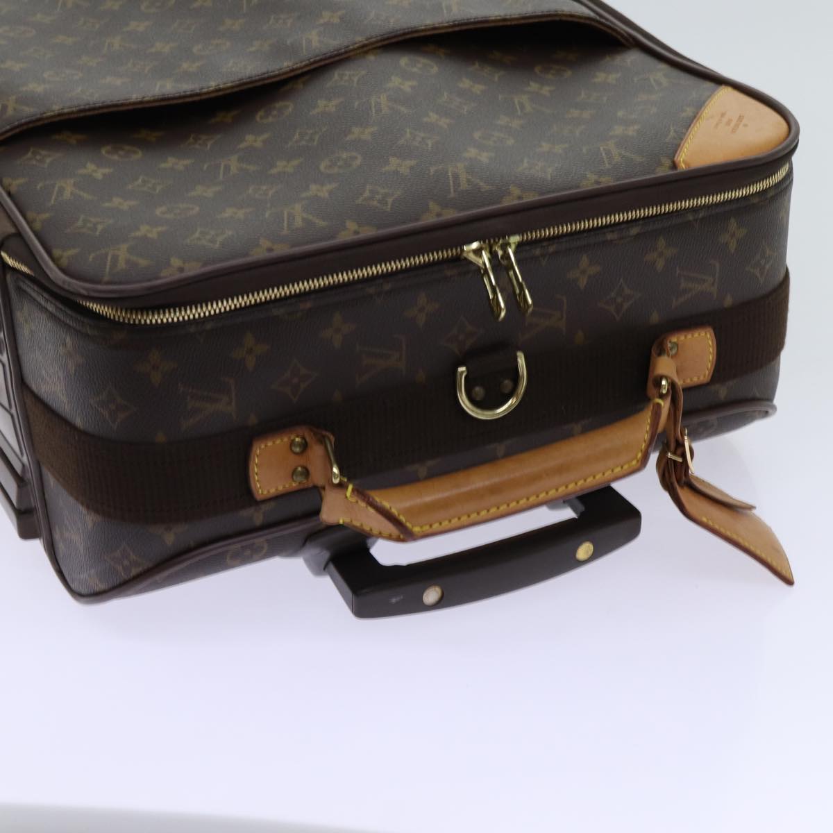 Louis Vuitton Pegase Brown Canvas Travel Bag