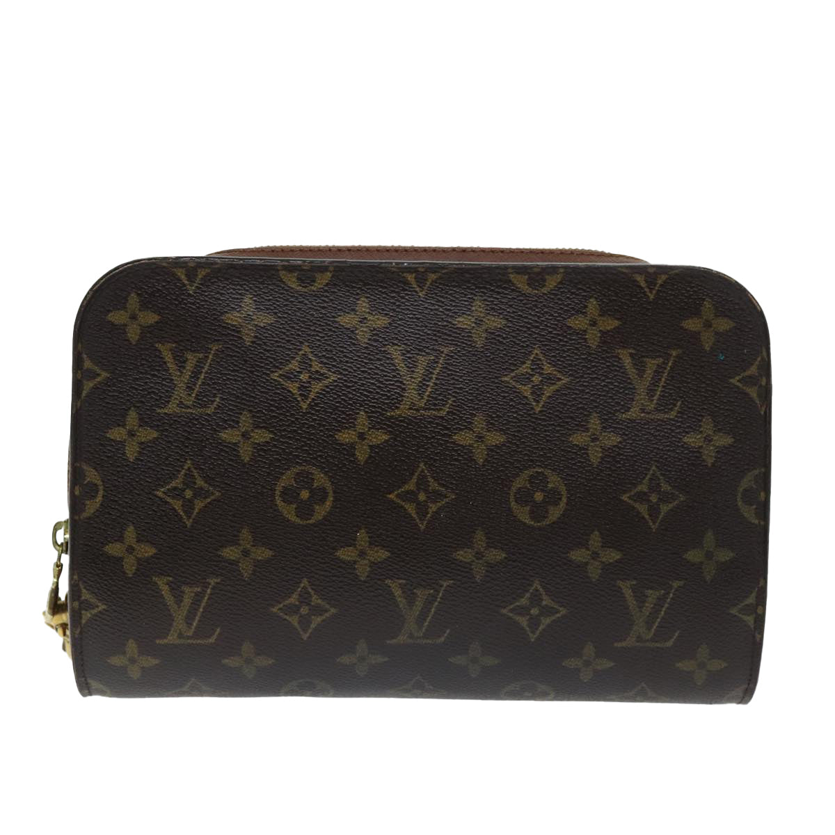 Louis Vuitton Orsay Brown Canvas Clutch Bag