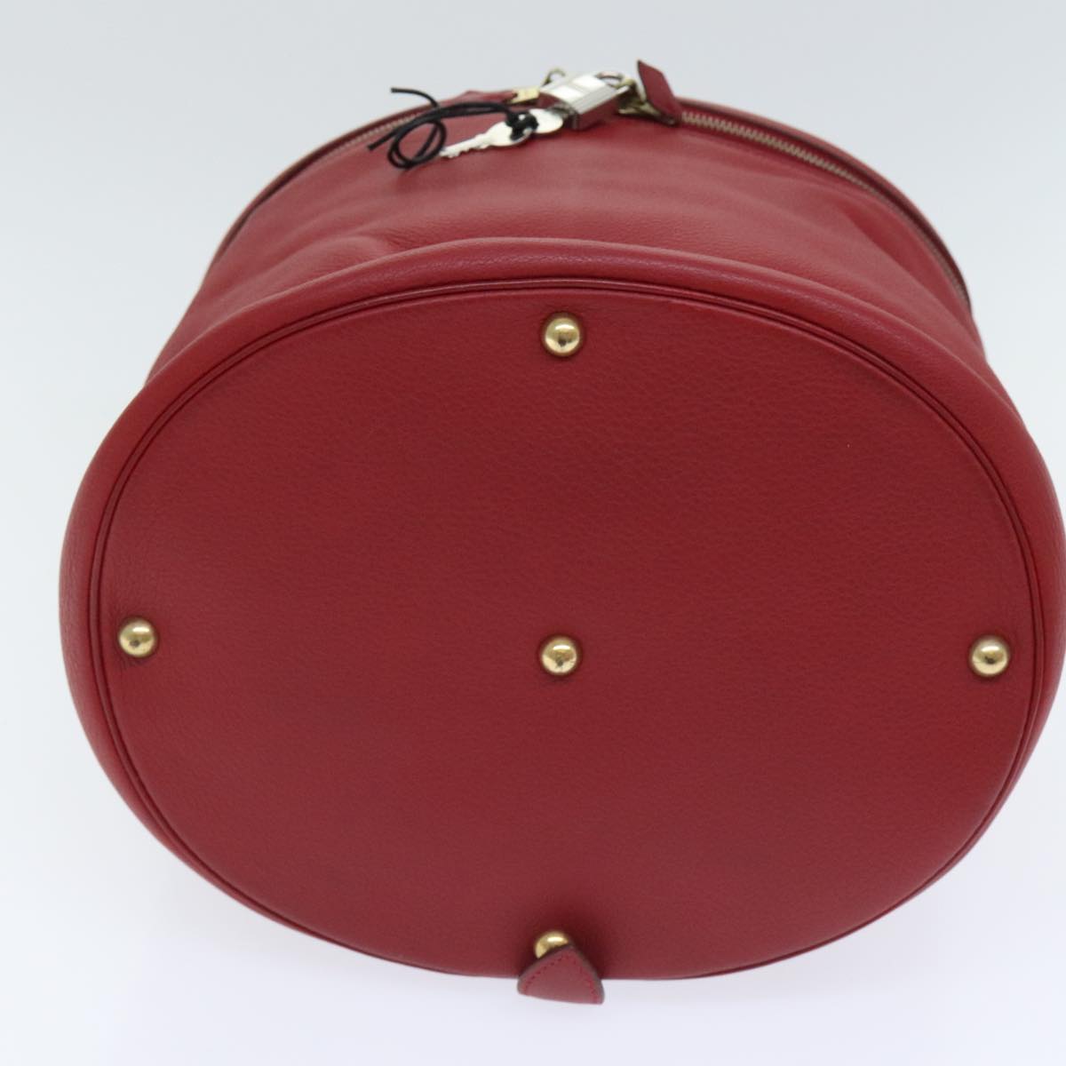 Hermès Red Leather Hand Bag