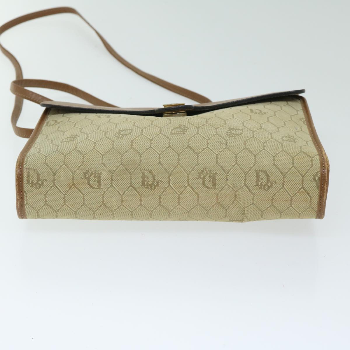 Dior Beige Canvas Shoulder Bag