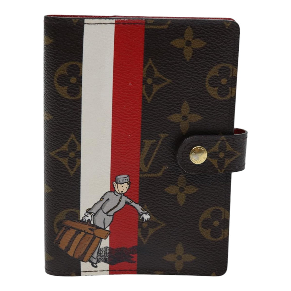 Louis Vuitton Agenda PM Brown Canvas Wallet Accessories