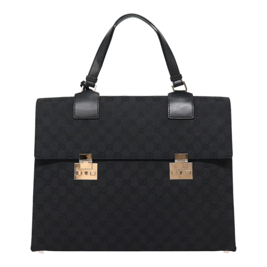 Gucci GG canvas Black Canvas Briefcase Bag