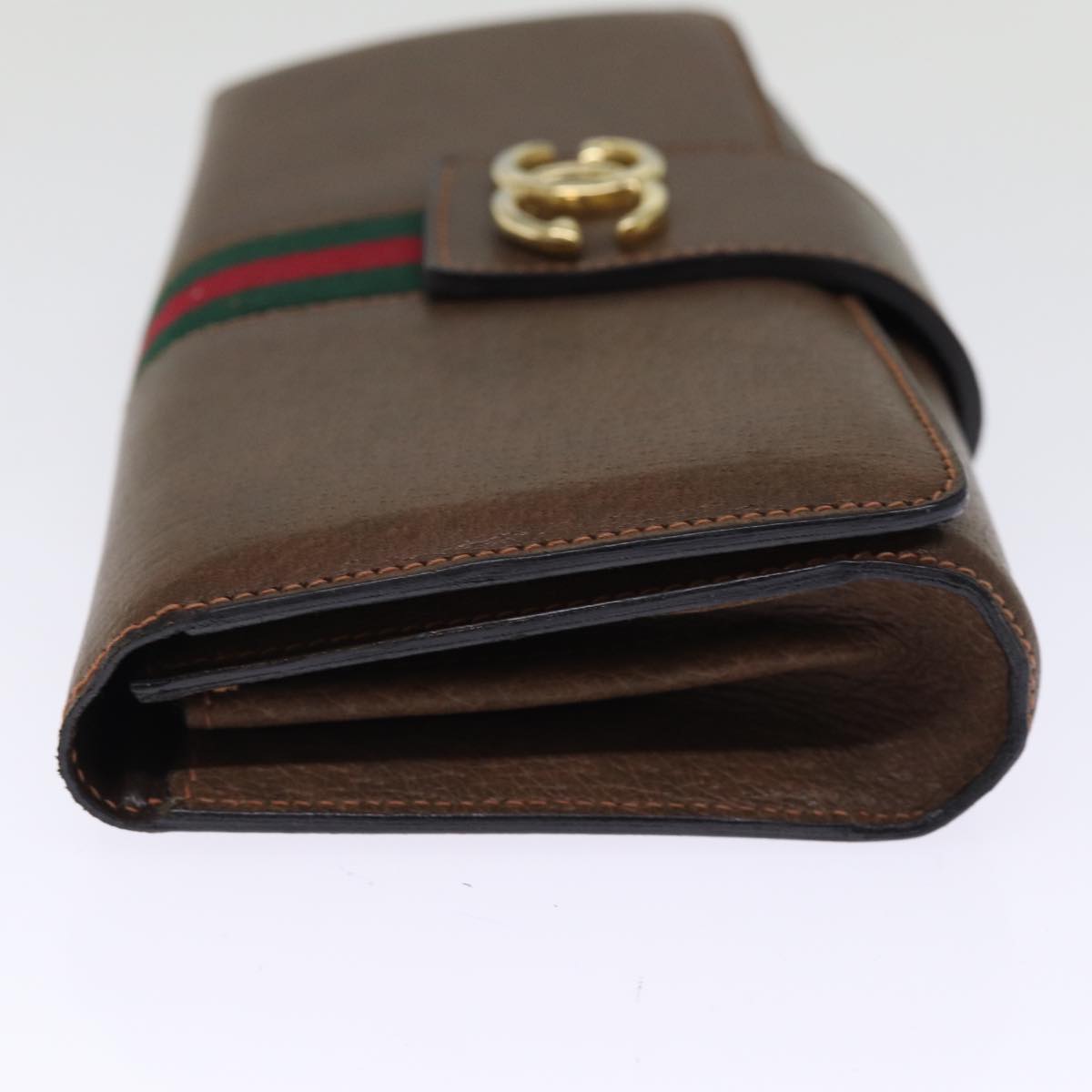 Gucci Sherry Brown Leather Clutch Bag