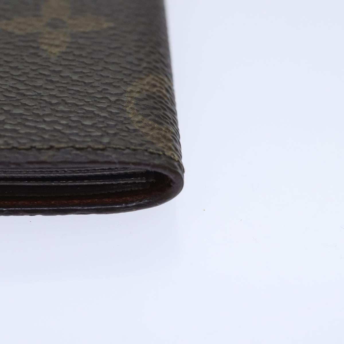 Louis Vuitton Porte carte crédit Pression Brown Canvas Wallet Accessories