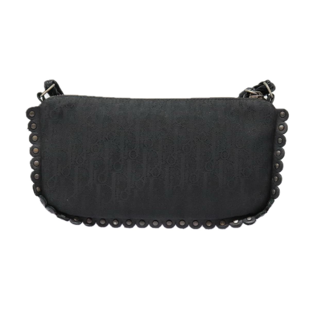 Dior Trotter Black Canvas Shoulder Bag