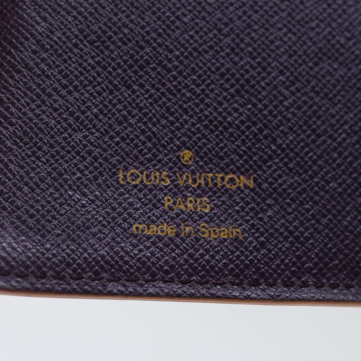 Louis Vuitton Agenda cover Yellow Leather Wallet Accessories