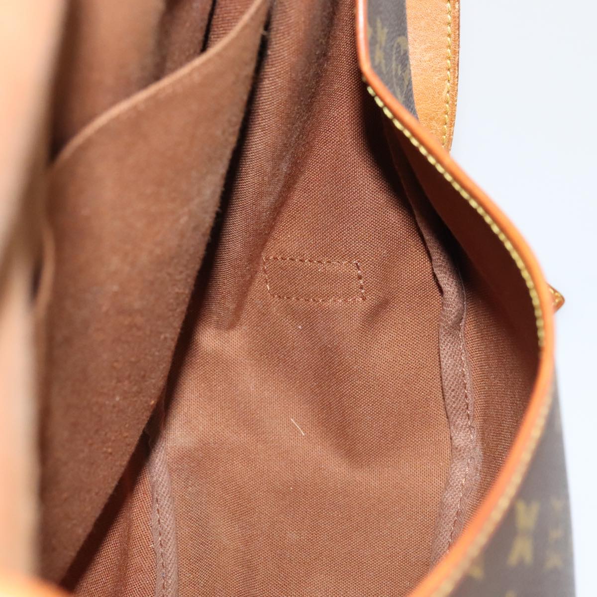 Louis Vuitton Saumur 35 Brown Canvas Shoulder Bag