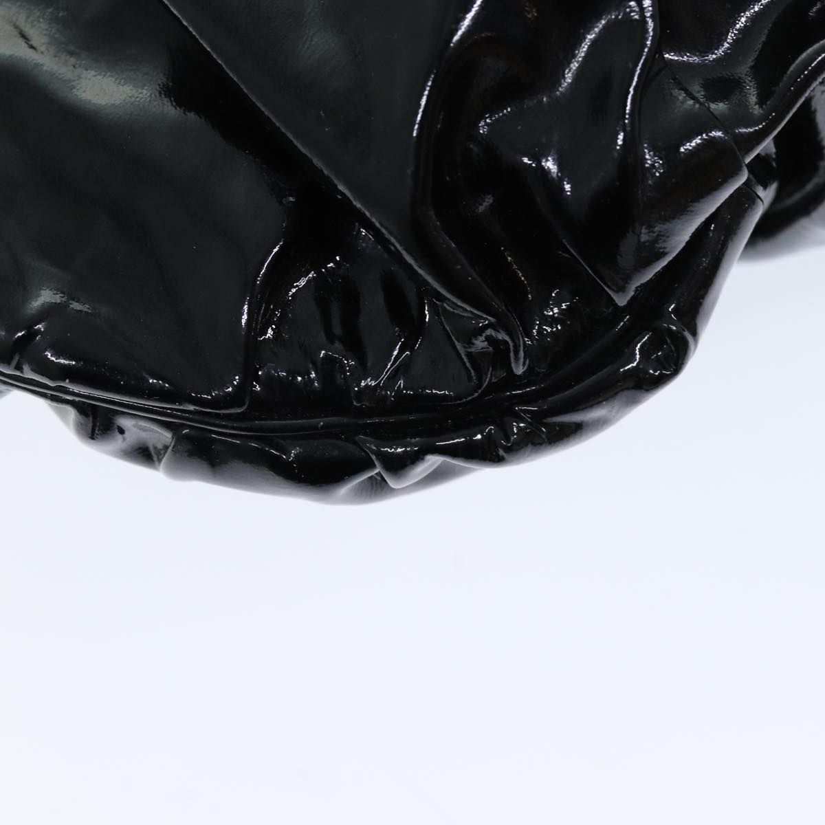 Gucci Hysteria Black Patent Leather Hand Bag