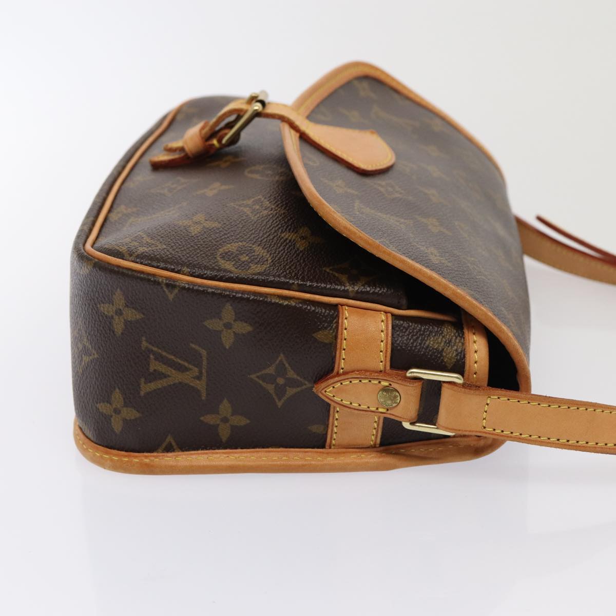 Louis Vuitton Sologne Brown Canvas Shoulder Bag