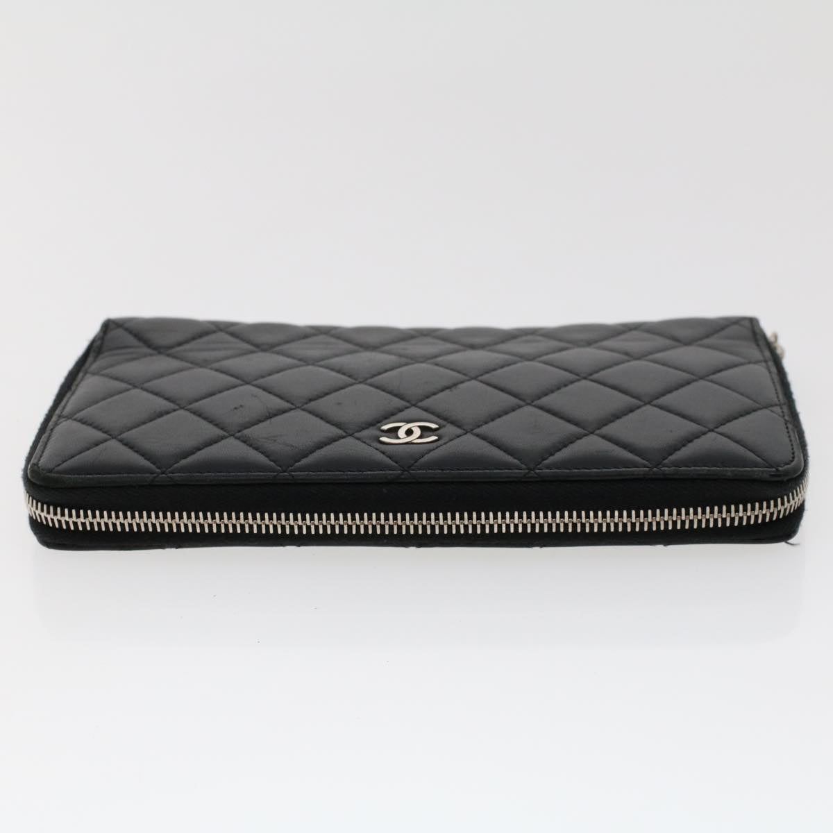 Chanel Timeless Black Leather Wallet Accessories