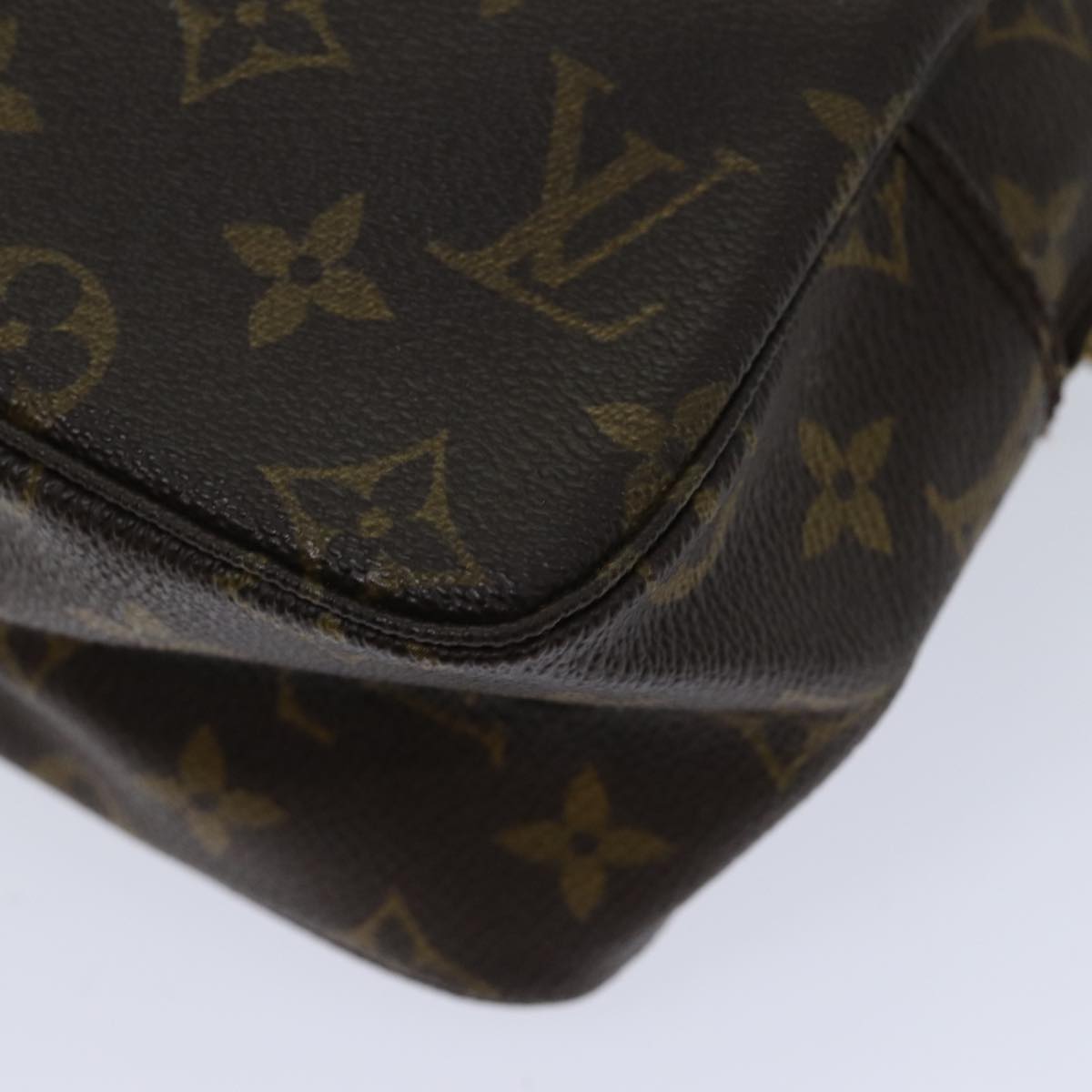 Louis Vuitton Trousse Toilette 28 Brown Canvas Clutch Bag