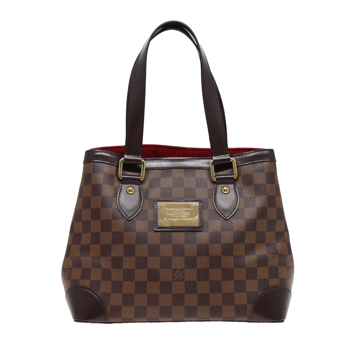 Louis Vuitton Hampstead Brown Canvas Tote Bag