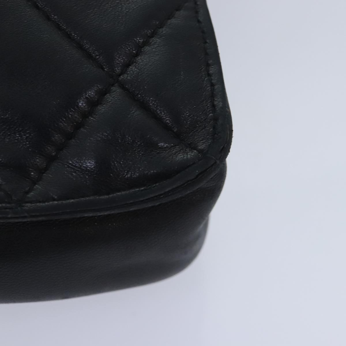 Chanel Bicolore Black Leather Shoulder Bag