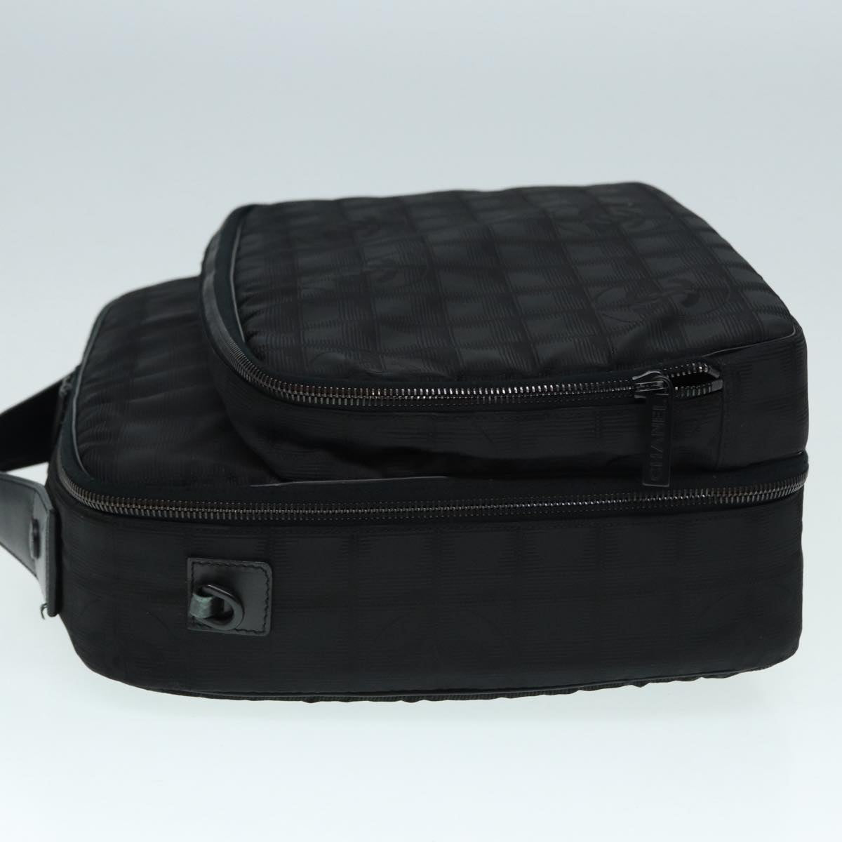 Chanel Travel line Black Synthetic Travel Bag