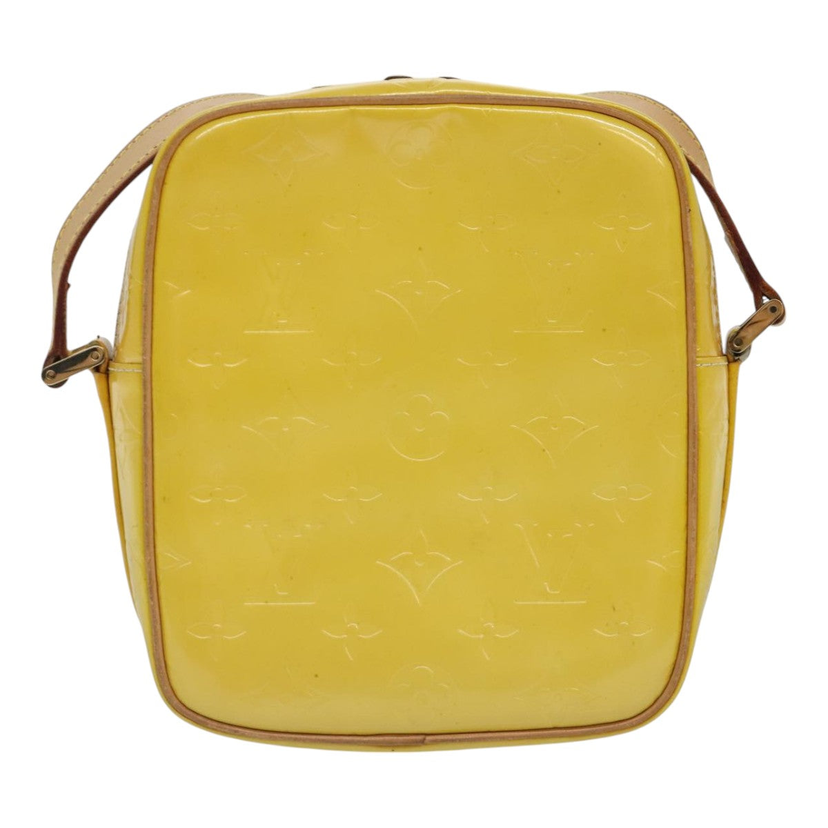 Louis Vuitton Wooster Yellow Patent Leather Shoulder Bag