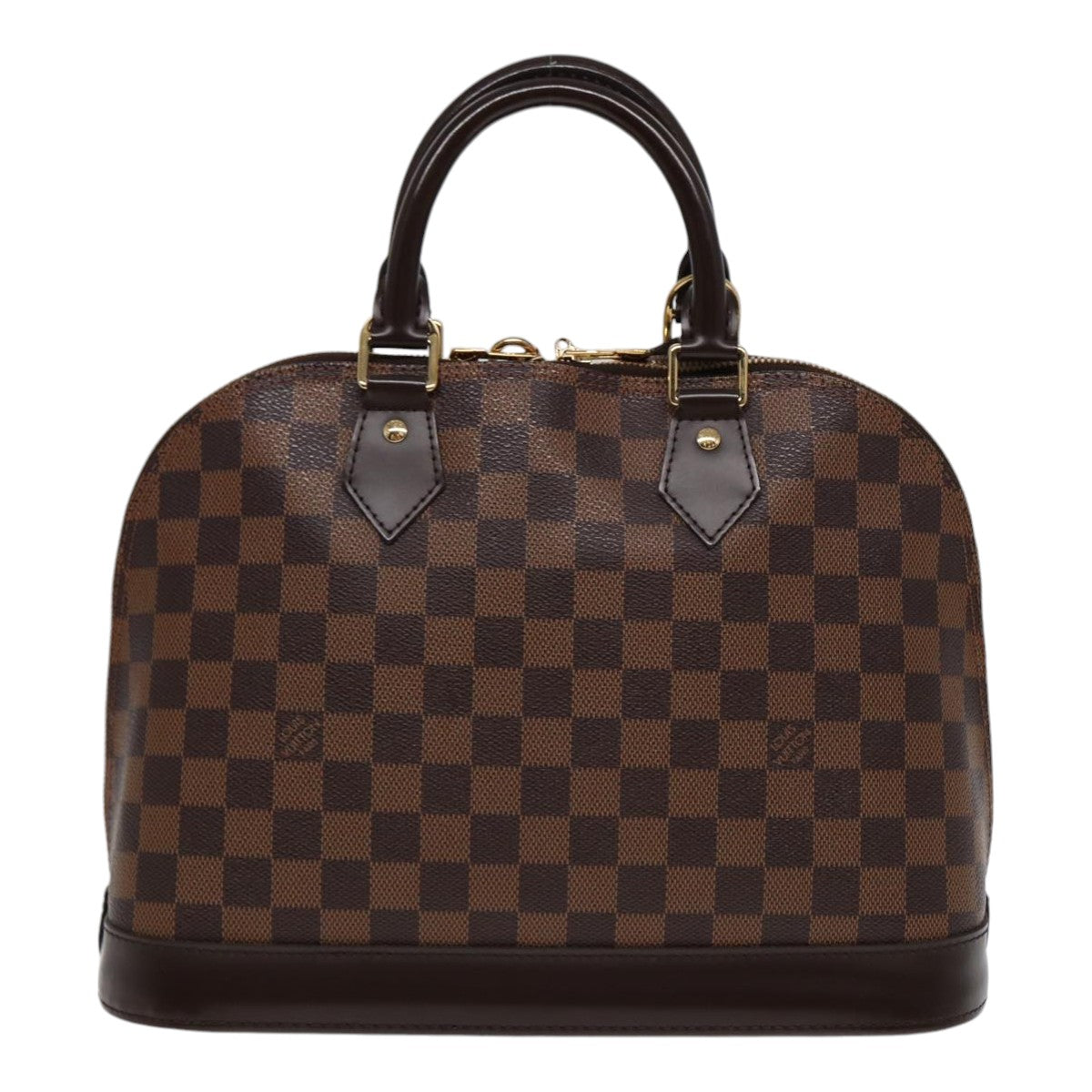 Louis Vuitton Alma Brown Canvas Hand Bag