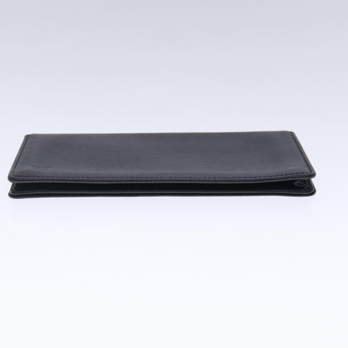 Louis Vuitton Porte Carte Credit Black Calfskin Wallet Accessories